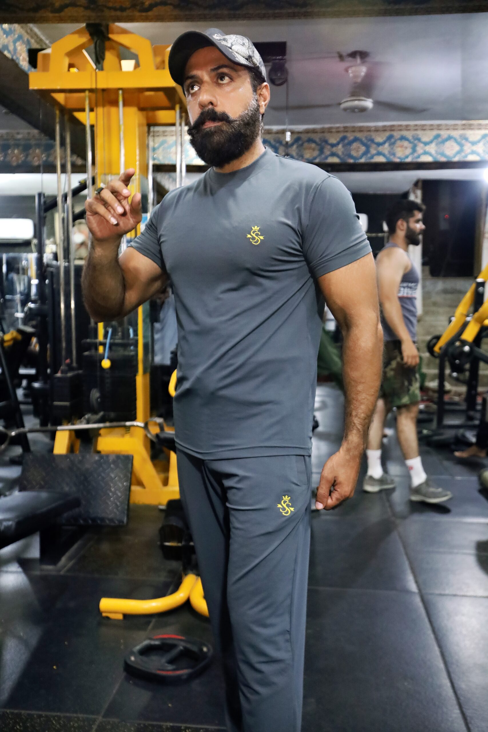 Tracksuit (Dryfit) Impoted Febric - Grey - Image 2