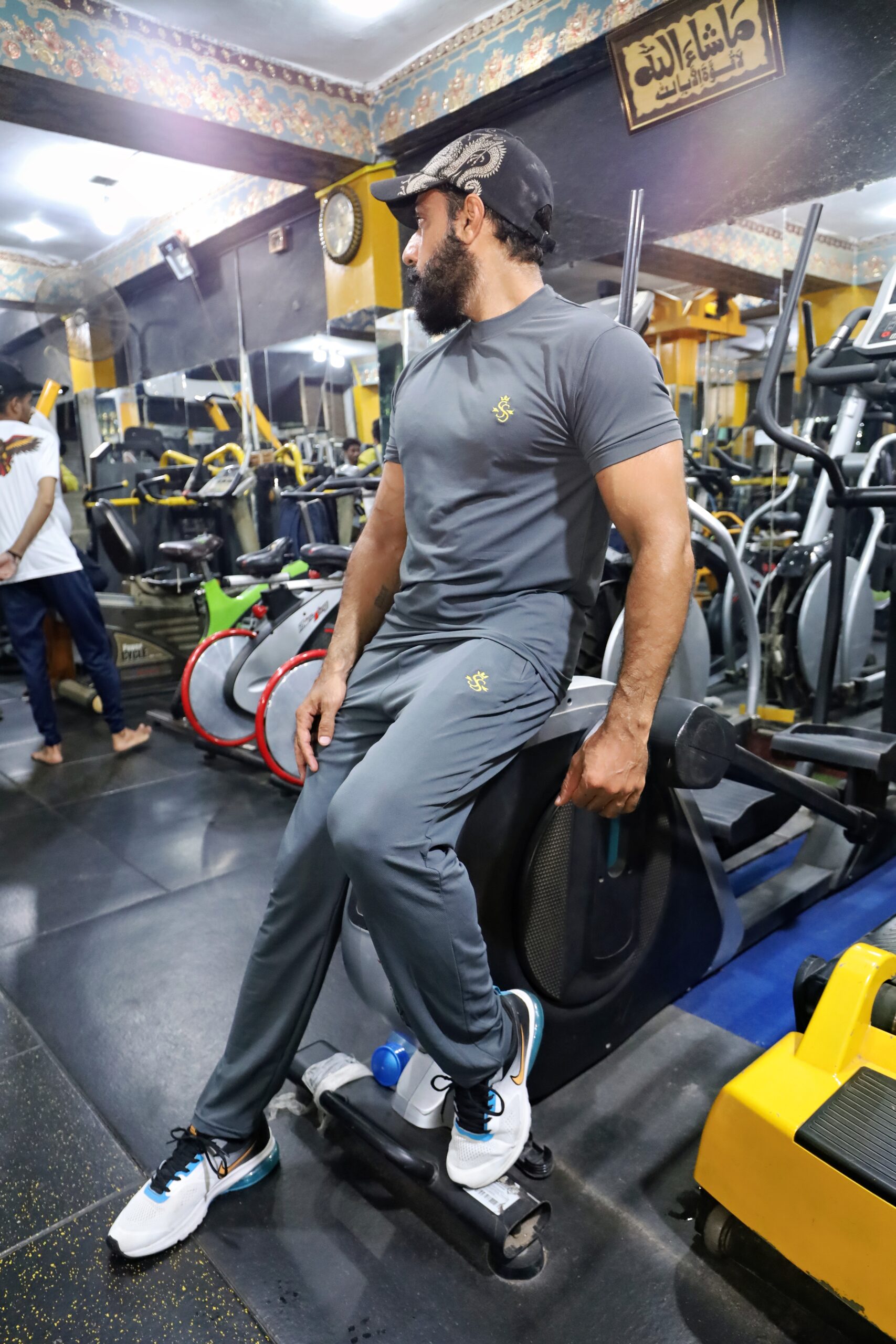 Tracksuit (Dryfit) Impoted Febric - Grey - Image 3